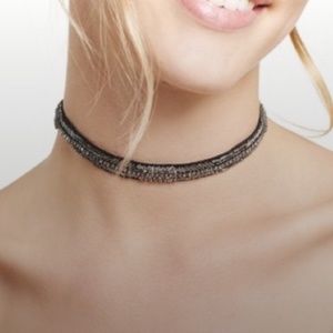 Stella & Dot Emme Embroidered Necklace - Worn once